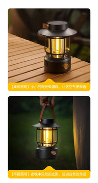 Lohascamping LED Retro Camping Lamp Rechargeable Light