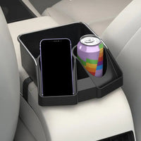 Car Seat Organizer with Cup Holders Storage Console