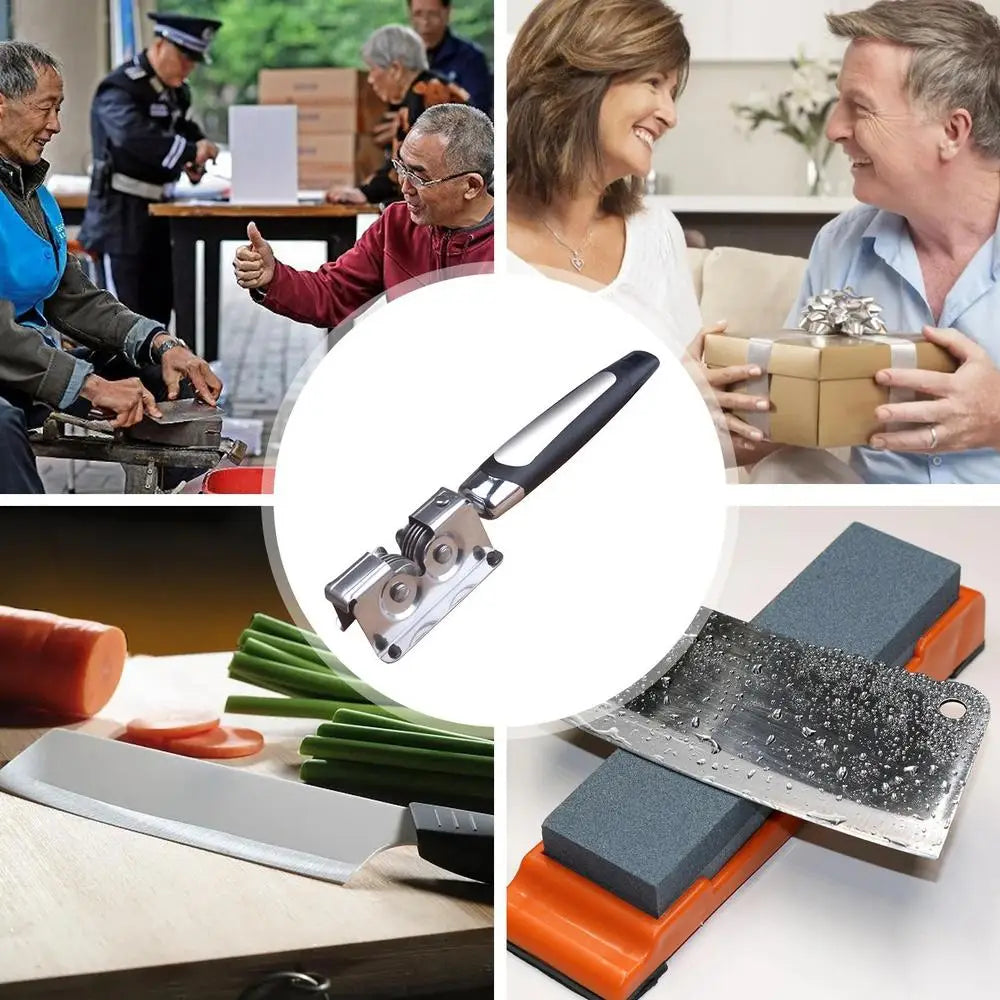 Portable Stainless Steel Kitchen Knife Sharpener Tool