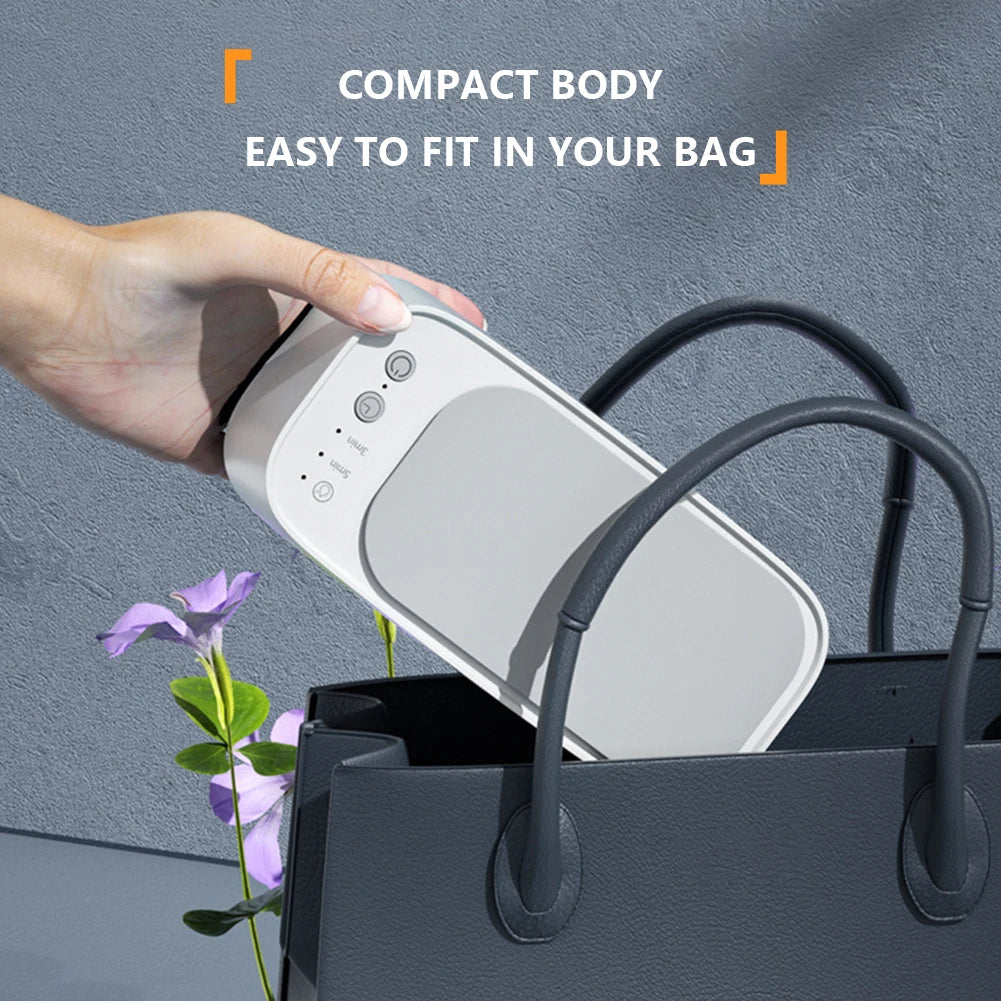 Ultrasonic High-frequency Vibration Cleaners 3 Gear 360 Degree Cleaning Machine Timing for Jewelry/Pacifier/Makeup Tool/Eyeglass