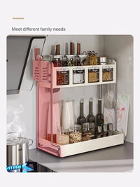 Multi-Functional Kitchen Seasoning & Storage Rack
