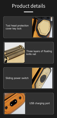 Professional Rechargeable Electric Shaver