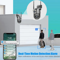 8MP 4G Dual Lens Outdoor CCTV Security Camera