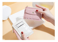 Mini PU Leather Wallet – Slim Short Coin Purse