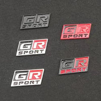 3D GR Sport Steering Wheel Metal Logo Badge Sticker