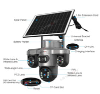 LS VISION V380 Pro 4G Solar PTZ Security Camera 15MP
