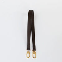 56cm Leather Bag Strap with Golden Buckle – Replacement Belt