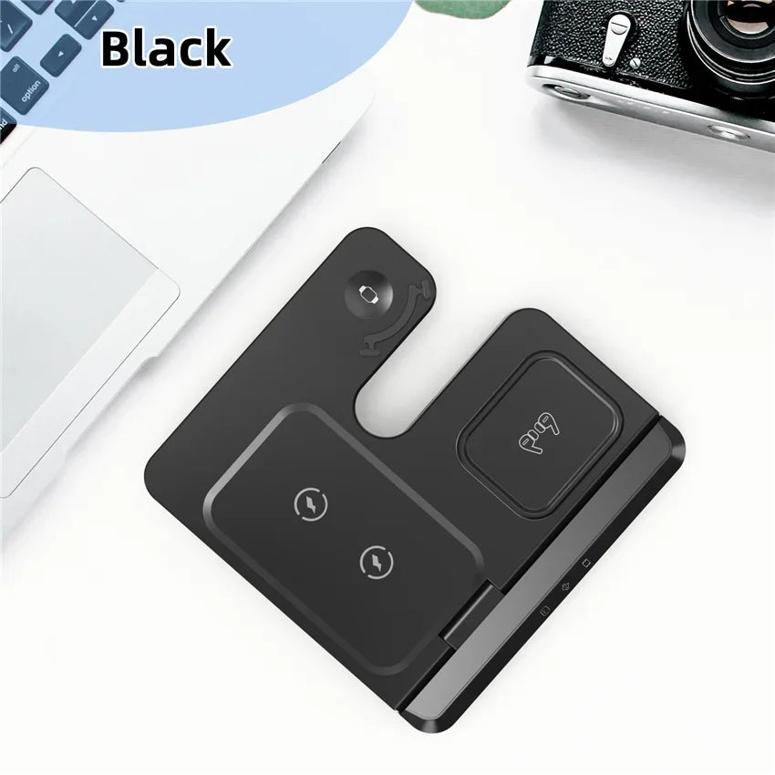100W 3-in-1 Wireless Charger Stand – Fast Charging Dock
