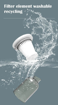 9000Pa Wireless Car Vacuum Cleaner USB Rechargeable Mini Wet & Dry Handheld