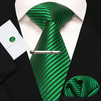 8cm Silk Men’s Tie Set with Pocket Square