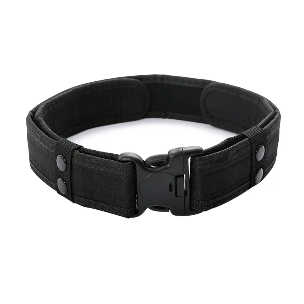 Men’s Tactical Combat Belt – Quick Release Canvas Strap