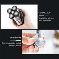 5-in-1 Rechargeable Waterproof Men’s Electric Shaver