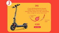 i9 Electric Kick Scooter 350W 30km Range