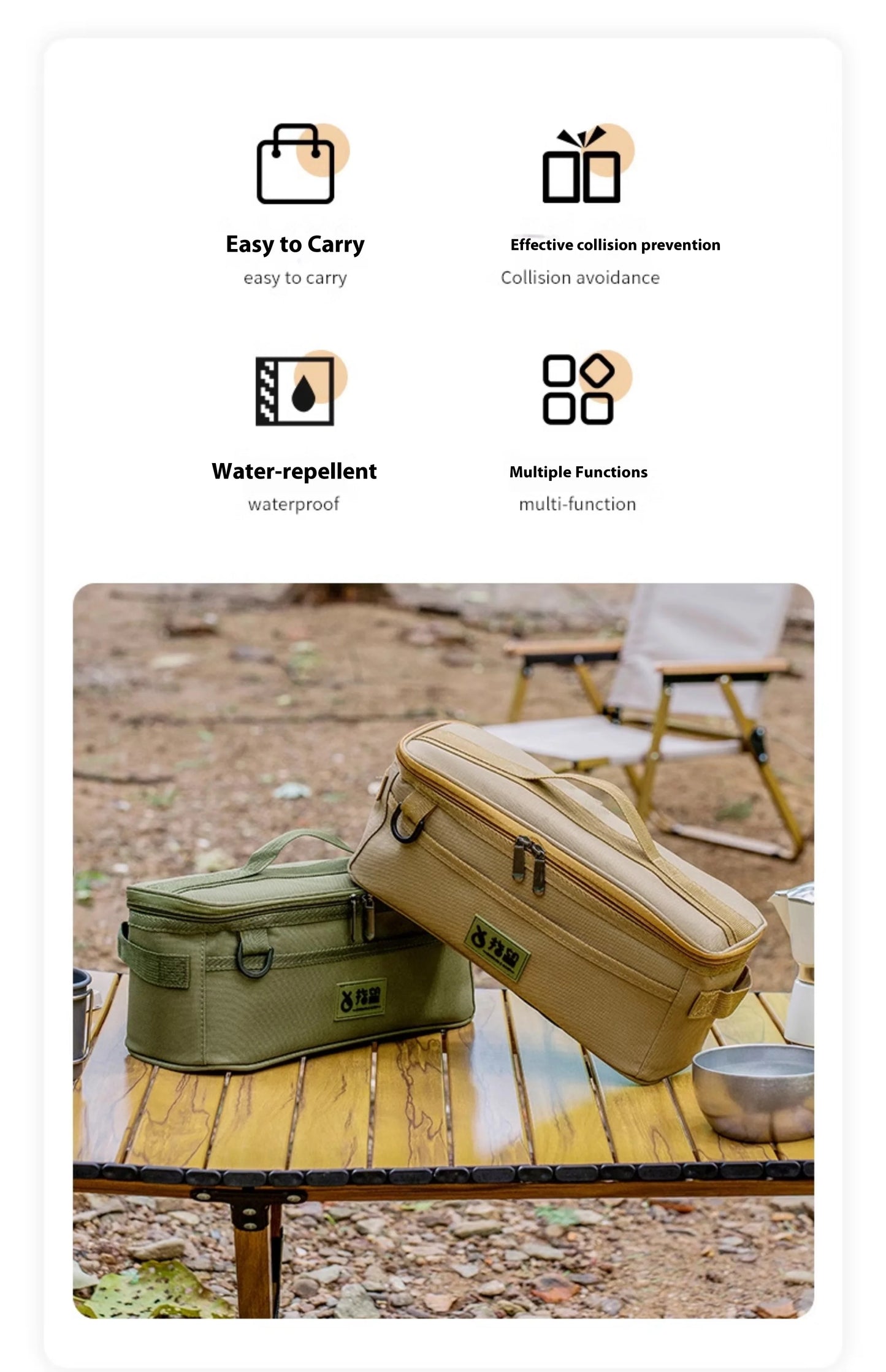 Outdoor Camping Storage Bag – Multi-Functional Organizer