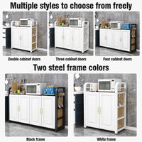 Kitchen Island Shelf Storage Rack Cabinet Organizer