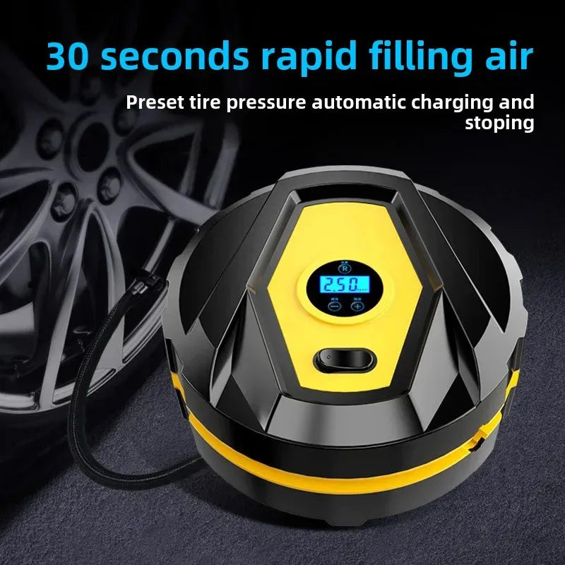 Portable Mini Car Inflatable Pump Digital Display