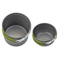 Portable Camping Cookware Set Outdoor Cooking Pot Kit