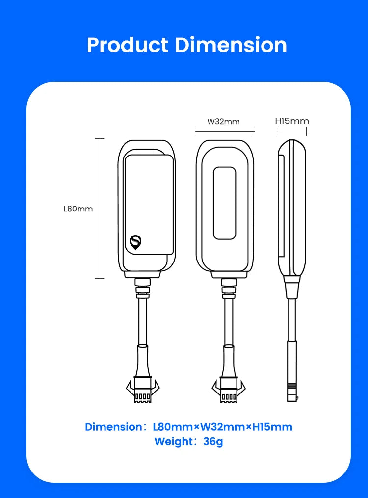 Car Anti-Theft GPS Tracker Real-Time Fleet Device