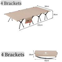 Ultralight Folding Camping Cot Bed – Aluminum Alloy