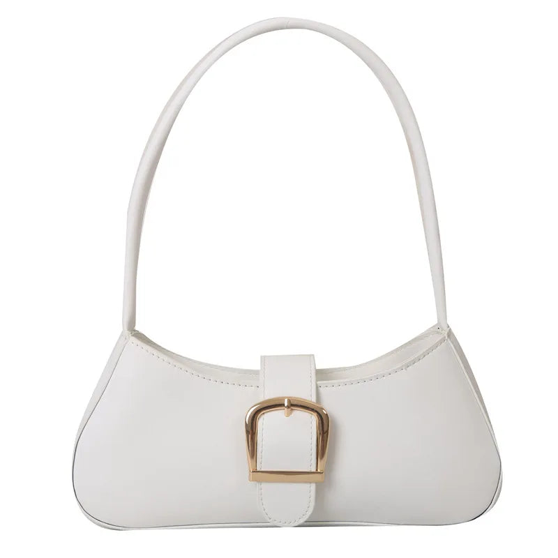 Women’s PU Leather Shoulder Bag – Vintage Soft Armpit Purse