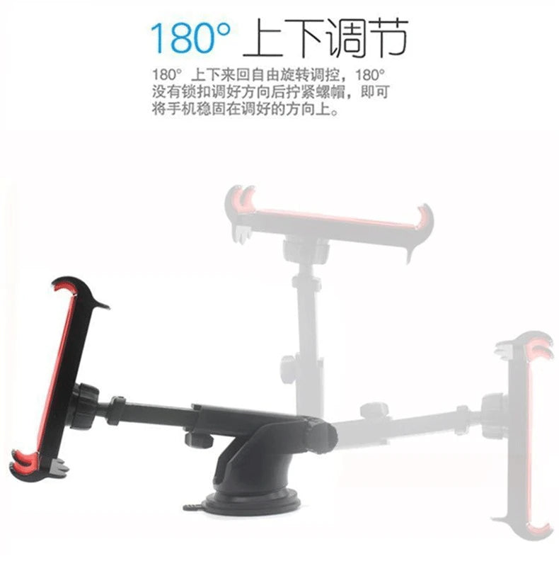 Universal 4 - 11 Inch Tablet Holder Car Tablet Bracket Mobile Phone Holder Mount Stand Rotatable for IPad Samsung Pad