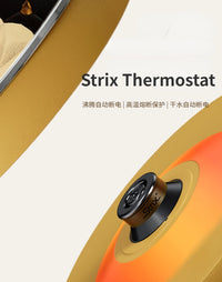 Retro Handmade Decals Automatic Electric Kettle Water Boiler 304Stainless Steel Thermometer Anti-Dry 1800w 1.8L