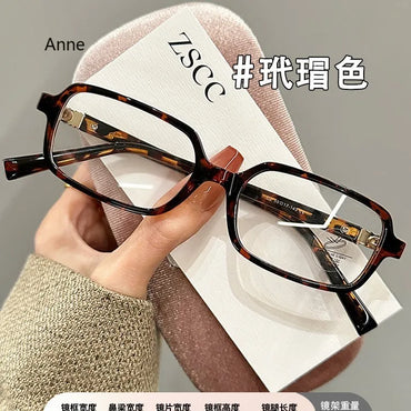Retro Square Myopia Glasses – Unisex Prescription Eyewear