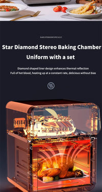 10L Large Electric Air Fryer Oven Oil-Free