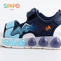 Sport Sandals For Children Breathable Wear-resistant Soft Shoes With Adjustable Velcro Boys & Girls Outdoor Footwear Summer