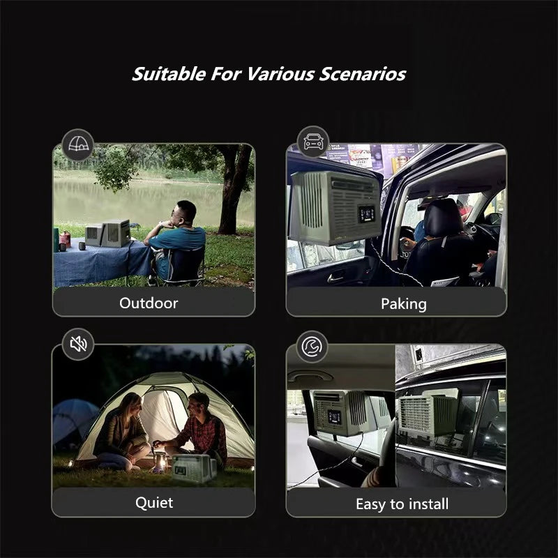 Outdoor Camping No Installation Mobile Air Conditioning Portable Parking Tent No Drainage Mini Refrigeration Air Conditioning