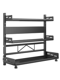 Multi-Layer Kitchen Storage Rack Carbon Steel for Spices and Tools