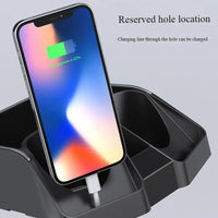 Car Seat Organizer with Cup Holders Storage Console