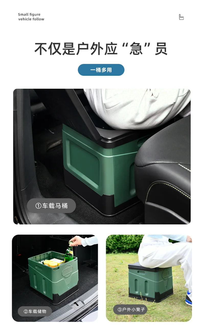 Portable Potty for Camping Folding Travel Toilet Camping Toilet Portable Toilet for Adults Car Toilet Camp Toilet Outdoor