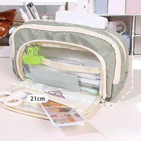Back To School Large Capacity Pencil Cases Bag Aesthetic School Cases Girl Stationery Holder Children Students School Supplies