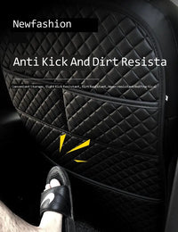 Car Anti-Kick Pad Universal Leather Seat Back Protector