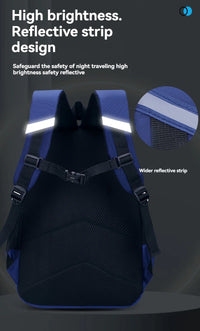 New Elementary School Students Schoolbag Boys 1-3-6 Grades 6-12 Years Old Lightweight Leisure CHILDREN'S Shoulder Bag Large Capa