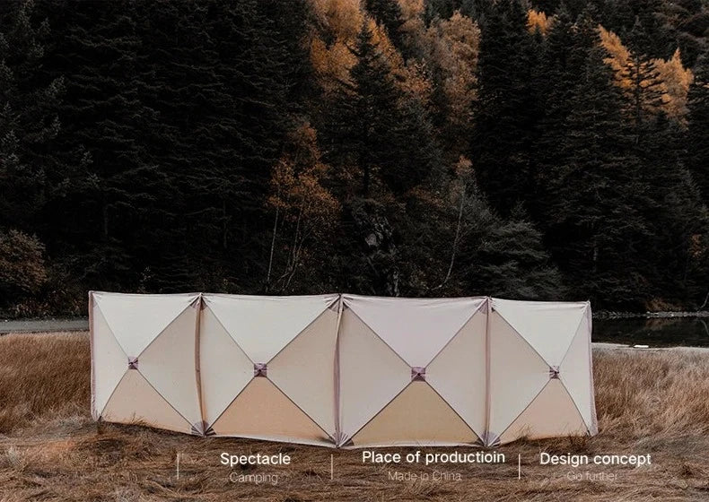 Collapsible Camping Windscreen Stove Wind-Resistant Outdoor