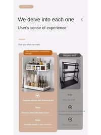 Multi-Functional Kitchen Seasoning & Storage Rack