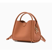 Women's Natural Cow Real Leather Shoulder Bag Ladies Retro Fashion Luxury Crossbody Bag Female Cowhide Commuter Handbag for Lady