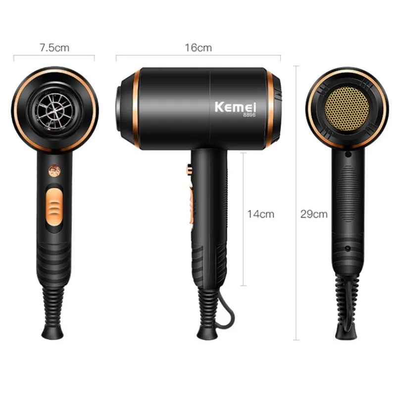 Powerful Electric Hair Dryer with Overheat Protection