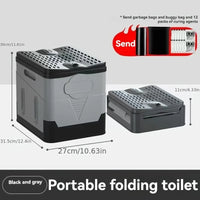 Portable Outdoor Camping Toilet – Foldable Car & Travel Toilet