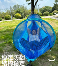 Two-Person Portable Camping Hammock with Straps & Belts