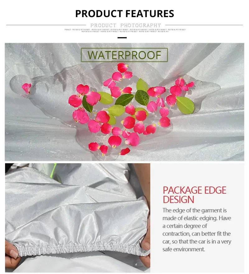 Universal Full Car Cover for Sedan & SUV Outdoor/Indoor