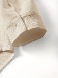 Men’s Summer Beachwear Set – V-Neck Shirt & Pants