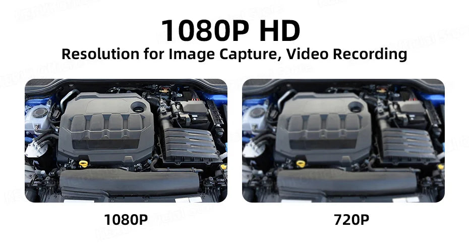 Dual Lens Industrial Endoscope Camera with Screen IP67