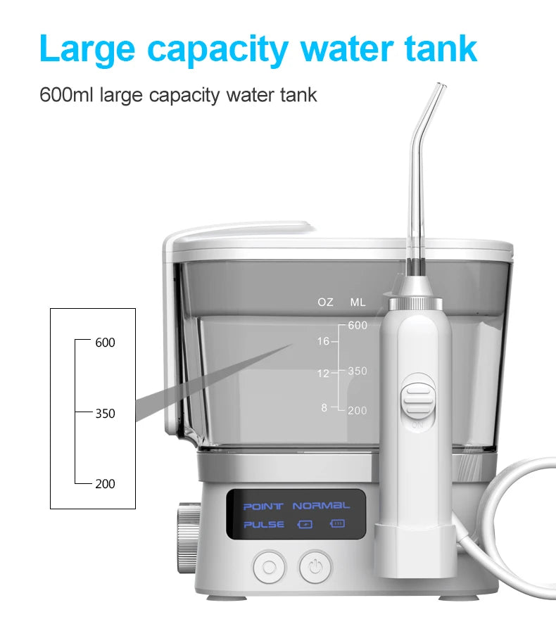 600ML Electric Oral Irrigator Water Flosser