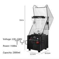 Commercial Ninja Blender 2000W – Ice Crusher & Juicer