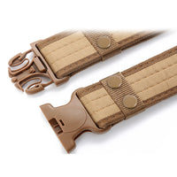 Men’s Tactical Combat Belt – Quick Release Canvas Strap