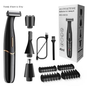 R9CD Pubic Hair Removal Trimmer for The Groin Epilator Safety Man Lady Shaving
