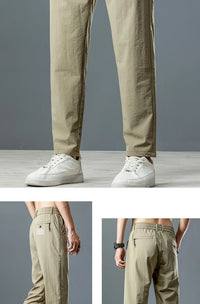 Men’s Ice Silk Stretch Business Casual Pants